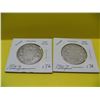 Image 1 : 1904, 1907 Cdn. Silver Fifty Cent Pcs.