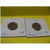 Image 1 : 1920, 1921 Cdn. One Cent Pcs.