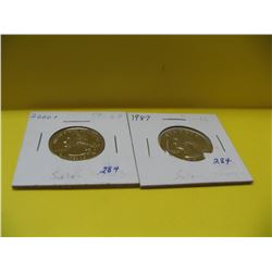 1987, 200S U.S.A. Quarters