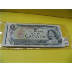 1973 - $1.00 Bills (x17)