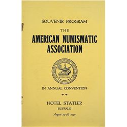 1930 ANA Convention Program