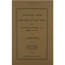 1933 Fisher Sale with Original Invoice