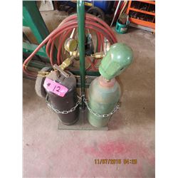 Cutting torch small tanks incuded