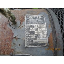 Wittie 12.2 hp diesel w/ 7.7 kw genset