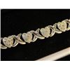 Image 2 : BRACELET - DIAMOND STUDDED TENNIS BRACELET - HEARTS - .75 CT  - INCLUDES CERTIFICATE $650