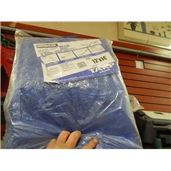 BLUE TARP - 12 X 14 - NEW