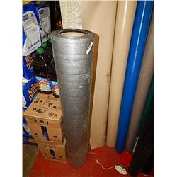 NEW ~5' ROLL OF SILVER/BLACK TARP MATERIAL