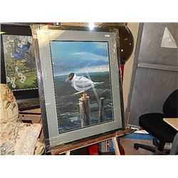 FRAMED PRINT - CACHMOWE - SEAGULL - HURZEMIER - GALLERY ESTIMATE - $525