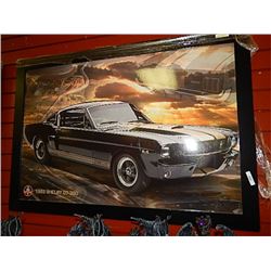 FRAMED PRINT - SHELBY GT-350 - 1966