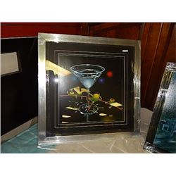 FRAMED PRINT - DIRTY MARTINI - MICHAEL GODARD - GALLERY ESTIMATE - $575