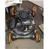 Image 1 : GAS MOWER ENGINE ON DECK WITH WHEELS