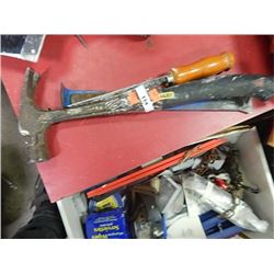 STANLEY HAMMER, PRY BAR AND SAW