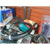 Image 1 : ASSORTED LOT -FLASHLITE, STEERING WHEEL COVERS, METAL GEARS, TENT AND MORE - ALL ON SHELF