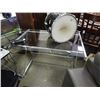 Image 2 : Glass & Metal new corner desk/side table