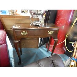 MAHOGANY HALL TABLE - 1 DRAWER -  PENNSYLVANIA HOUSE 