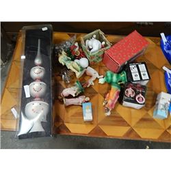 LOT OF VINTAGE CHRISTMAS ITEMS