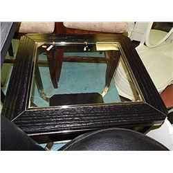 NEW ESPRESSO & GLASS END TABLE
