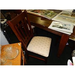 NEW MAHOGANY DINING CHAIRS - 6 X BID