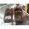 Image 1 : Wooden Decorative mask- 2 pc