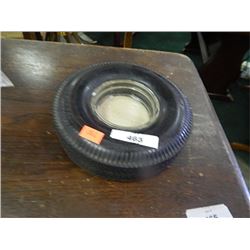 Retro tire ash tray