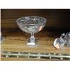 Image 1 : pinwheel leaded crystal candy dish with pedestal
