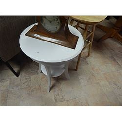 white round side table 1 drawer