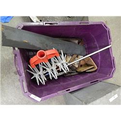 BOX OF MISC TOOLS