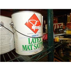 5 GALLONS OF NEW PAINT - APRICOT COLOUR