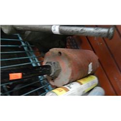 Air - cement hole auger