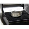 Image 1 : RING - FIRST NATIONS CUSTOM PIECE - STERLING SILVER - THUNDERBIRD - MAKERS MARKS INSIDE