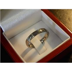 RING - MAN'S TITANIUM ENGAGEMENT RING - 3 GRMS - NEW