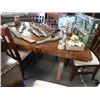 Image 1 : LARGE MAHOGANY DINING TABLE & 2 LEAFS
