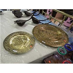 BRASS WALL PLAQUES - 2 TTL