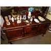 Image 2 : BURL WALNUT SIDEBOARD- BALL & CLAW  FEET