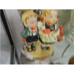 figurine of 2 children Occupied Japan