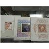 Image 2 : CANADA 1999-2000 MILLENIUM KEEPSAKE SET - 3 MINT STAMPS; 1 COIN = 4PC
