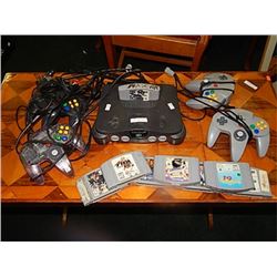 NINTENDO 64 -7 GAMES - 4 CONTROLLERS/CORDS