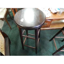 Mahogany swivel bar stool new