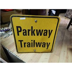 METAL SIGN - PARKWAY TRAILERS