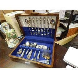 Vintage silver style cutlery set