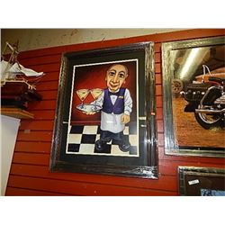 FRAMED PRINT - ALBERTO THE BUTLER