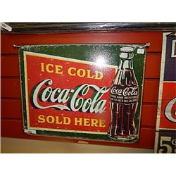 Vintage Metal Coca Cola sign