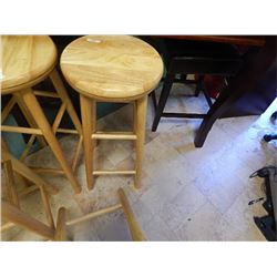 New Maple swivel bar stool