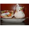 Image 1 : Royal Albert Old Country Roses  = 3pcsCream jug/sugar bowl/ tray