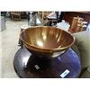 Image 1 : heavy Copper mixing bowl with hanger loop