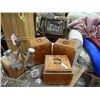 Image 1 : WOOD CANNISTER SET - 4PC