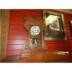 TURN OF THE CENTURY MANTLE CLOCK