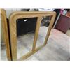 Image 1 : LARGE OAK FRAMED MIRROR