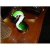 Image 1 : BEAUTIFUL BLUE-GREEN ART GLASS BIRD