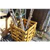 Image 1 : WOODEN CRATE OF GARDEN TOOLS *WOODEN CRATE NOT INCLUDED*